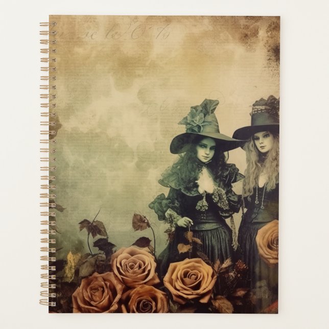 Vintage Halloween Witchcraft (7) Planner (Front)