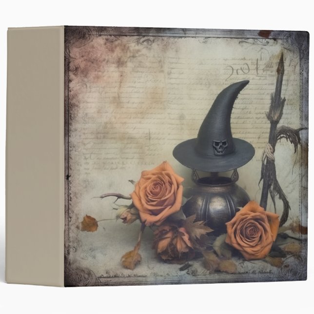 Vintage Halloween Witchcraft (8) Binder (Front/Spine)