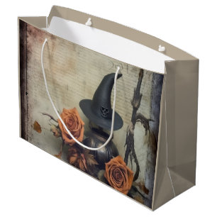 Vintage Halloween Witchcraft (8) Large Gift Bag