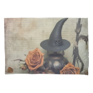 Vintage Halloween Witchcraft (8) Pillowcase