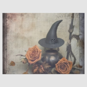 Vintage Halloween Witchcraft (8) Tissue Paper