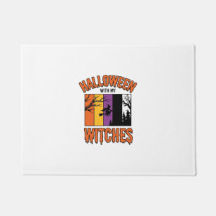 Vintage Halloween Witches Witch Broom T-Shirt Desi Doormat