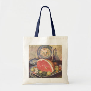 Vintage Ham Dinner with Green Beans and Potatoes Tote Bag