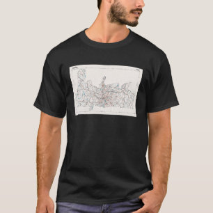 Vintage Hampden County MA Map 1980 T-Shirt