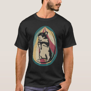 Vintage Hamster Easter Egg Mens Boys Kids T-Shirt