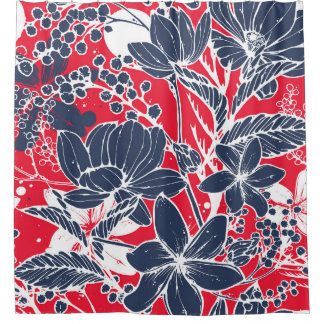 Vintage Hand-Drawn Flowers, Elegant Pattern.