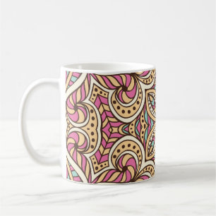 Vintage Hand Drawn Islam Pattern Coffee Mug