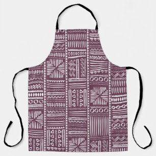 Vintage Hand Drawn Vintage Ethnic Style Seamless P Apron