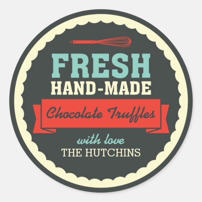 Vintage Handmade Gift Labels (Front)