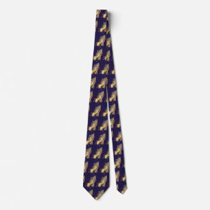 Vintage Hands Praying with Star of Bethlehem Tie