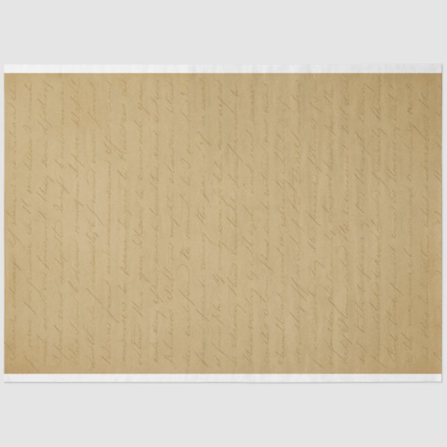 Vintage Handwritten Letter on Aged Paper  (Front)