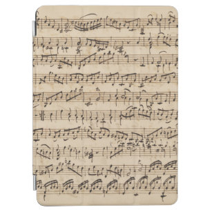 Vintage Handwritten Sheet Music  iPad Air Cover