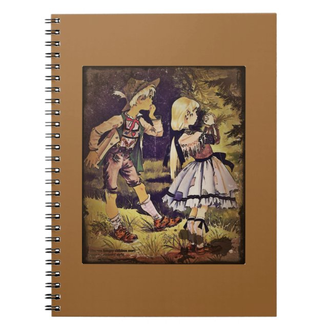 Vintage Hansel and Gretel See the Cottage Notebook (Front)