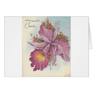 Vintage Happy Birthday Cousin