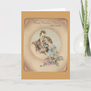 Vintage Happy Birthday Sweetheart "Mario" Card