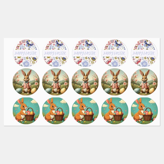 Vintage Happy Easter  (Sheet)