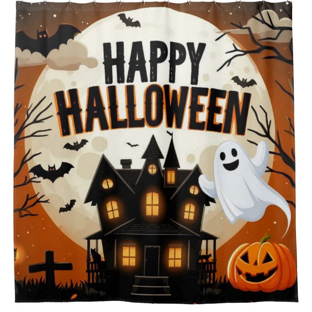 Vintage happy Halloween art (Front)