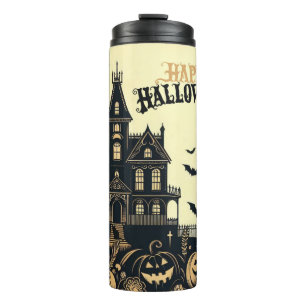 Vintage happy Halloween art Thermal Tumbler