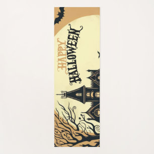 Vintage happy Halloween art Yoga Mat