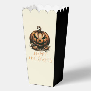 Vintage happy Halloween pumpkin Favor Box