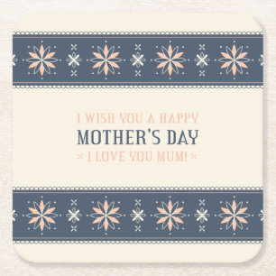 Vintage Happy Mother's Day Coaster