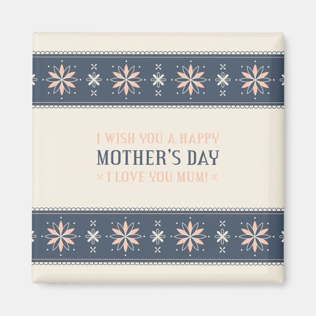 Vintage Happy Mother's Day | Magnet (Front)