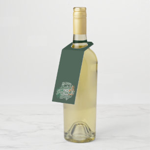 Vintage Happy Saint Patrick's day Bottle Tag