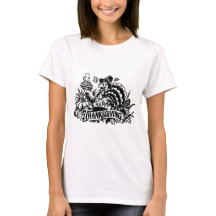 Vintage Happy Thanksgiving Turkey T-Shirt