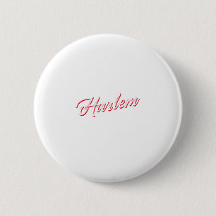 Vintage Harlem 2 Inch Round Button
