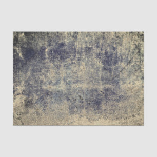 Vintage Harlequin Beige Black Grunge Texture Tissue Paper