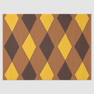 Vintage Harlequin Diamond Pattern Tissue Paper