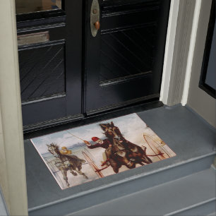 Vintage Harness Racing Doormat