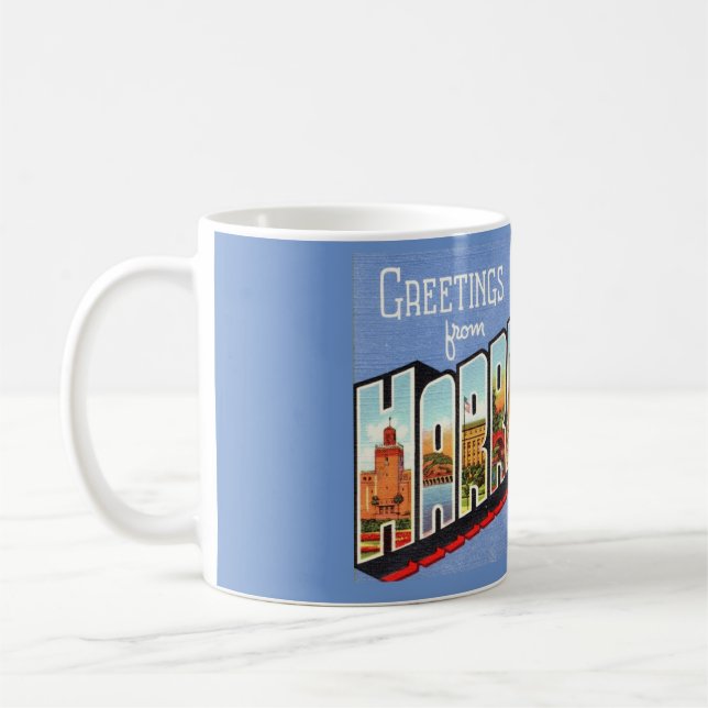 Vintage Harrisburg PA Mug (Left)