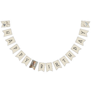 Vintage Harry Potter First Birthday Bunting Flags