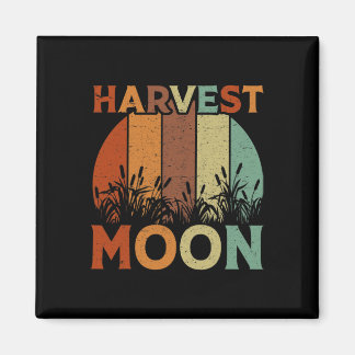 Vintage Harvest Moon  Magnet