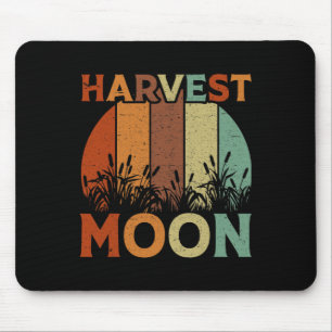 Vintage Harvest Moon  Mouse Pad