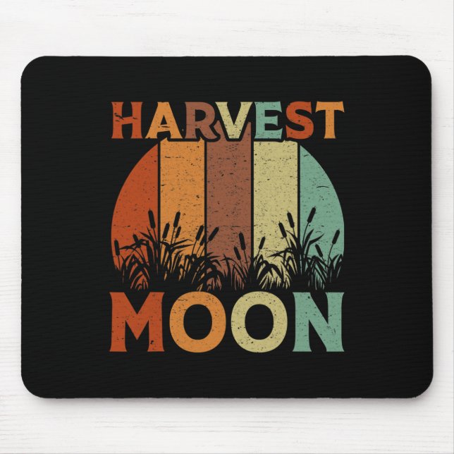 Vintage Harvest Moon  Mouse Pad (Front)