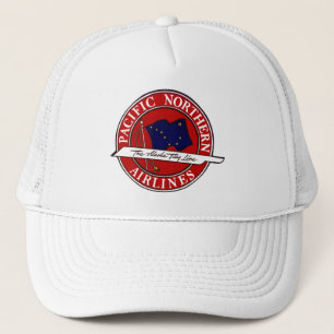Vintage Hat Alaska Route Airline Pacific Northern