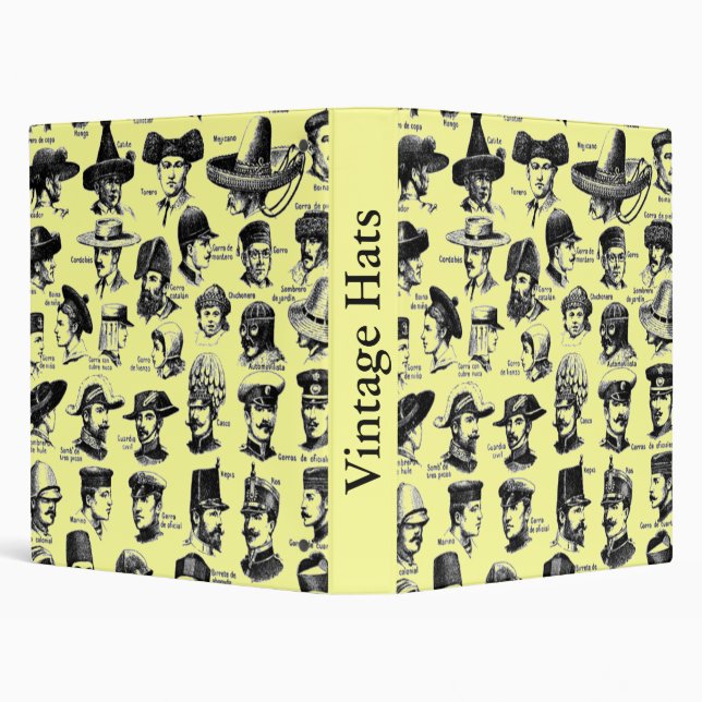 Vintage Hats Binder (Background)