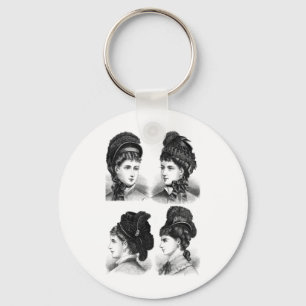 Vintage Hats Keychain