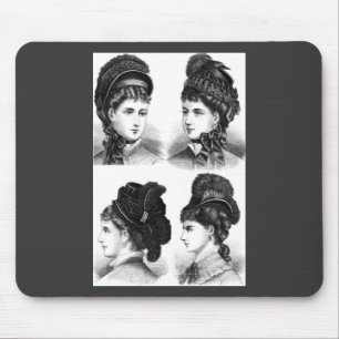 Vintage Hats Mouse Pad
