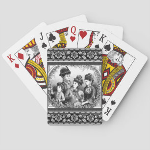 Vintage Hats Playing Cards