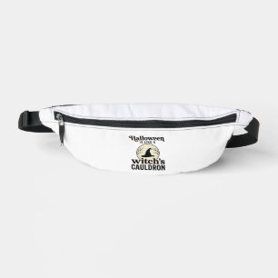 Vintage Haunted Castle Halloween Town Shirt Design Fanny Pack