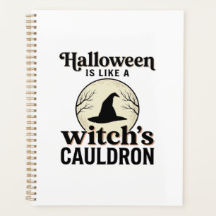 Vintage Haunted Castle Halloween Town Shirt Design Planner