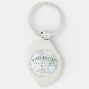 Vintage Haute Couture Fashion Design  Keychain