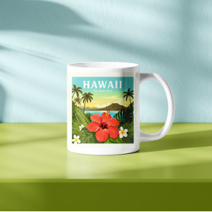 Vintage Hawaii Coffee Mug