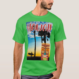 VINTAGE HAWAII SURFING LABEL 4 T-Shirt
