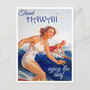 Vintage Hawaii Travel Postcard
