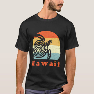 Vintage Hawaii Tribal Sea Turtle Hawaii Vacation G T-Shirt