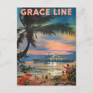 Vintage Hawaii, USA - Postcard